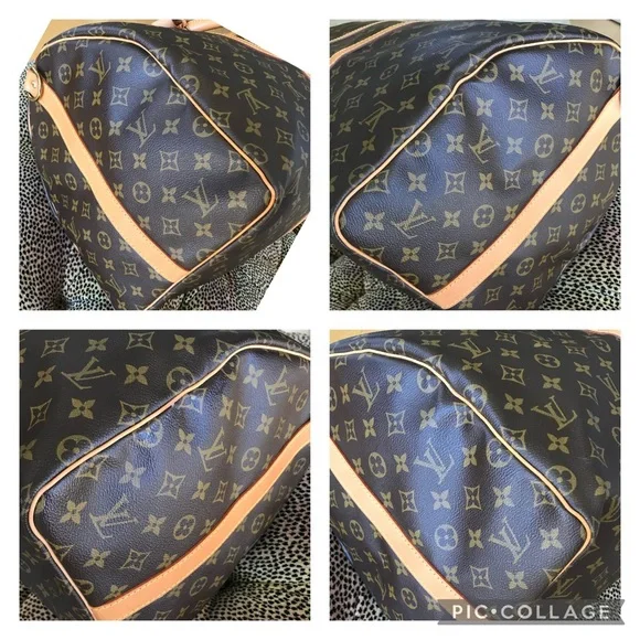 Exquisite Louis Vuitton Keepall Bandoliere 55 Travel Bag Suitcase Carry On - Picture 13 of 17
